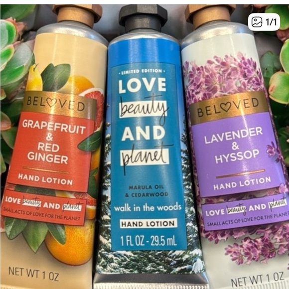 Love Beauty and Planet Hand Lotion Set - Grapefruit, Marula Oil, Lavender - Picture 1 of 1